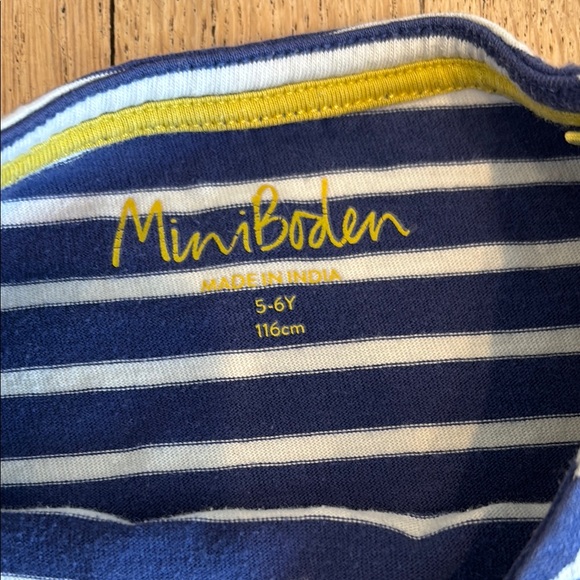 Mini Boden Colorful Zebra Striped Dress - Picture 2 of 4